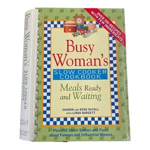Busy Womans Cookbook By Sharon Mcfall Slowcooker Cookbook First Edition